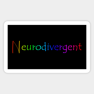 Rainbow Neurodivergent Magnet